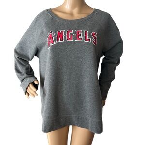 5TH & OCEAN Gray Angels Sweatshirt
